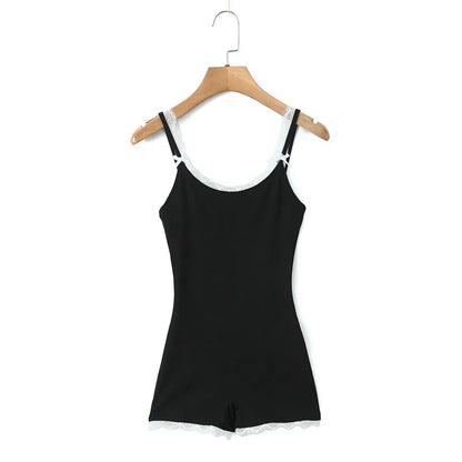 Overall with lace decorations