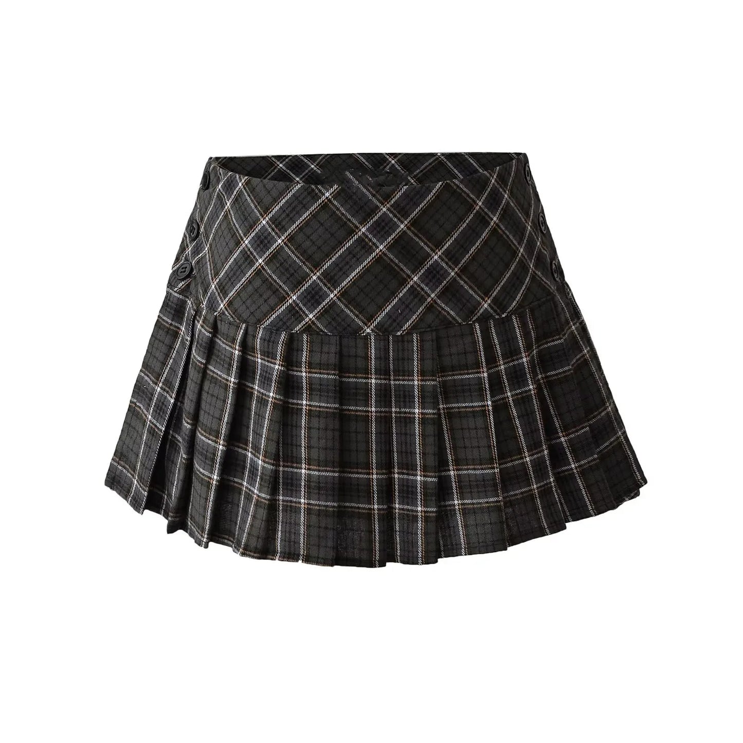 Plaid Mini Skirt