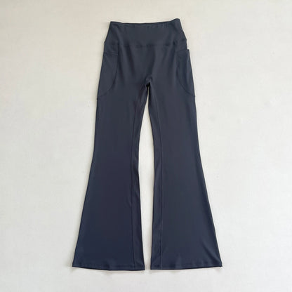 Flared shaper tights with pockets