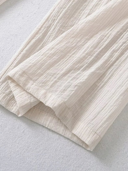 elegant tie pants