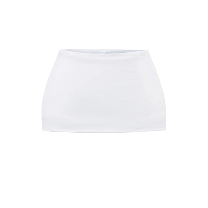 Micro elastic mini skirt