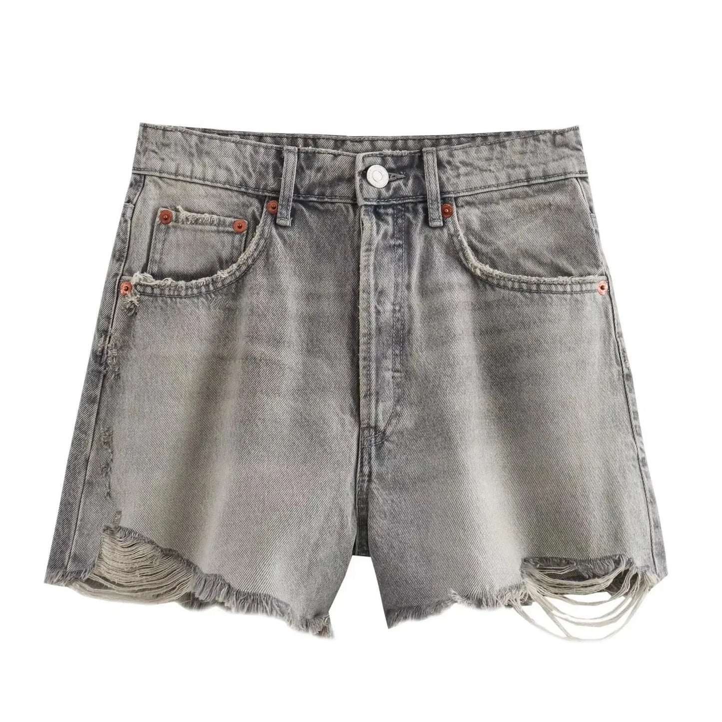 Ripped short jeans