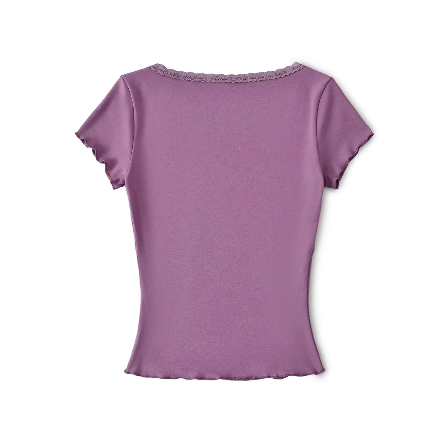 Lace triangle shirt