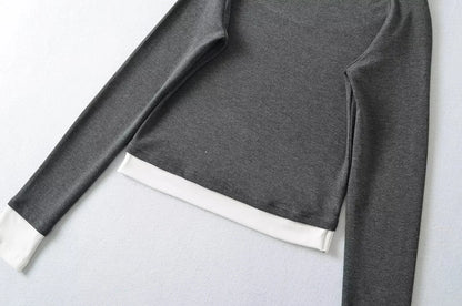 Long shirt like two layers
