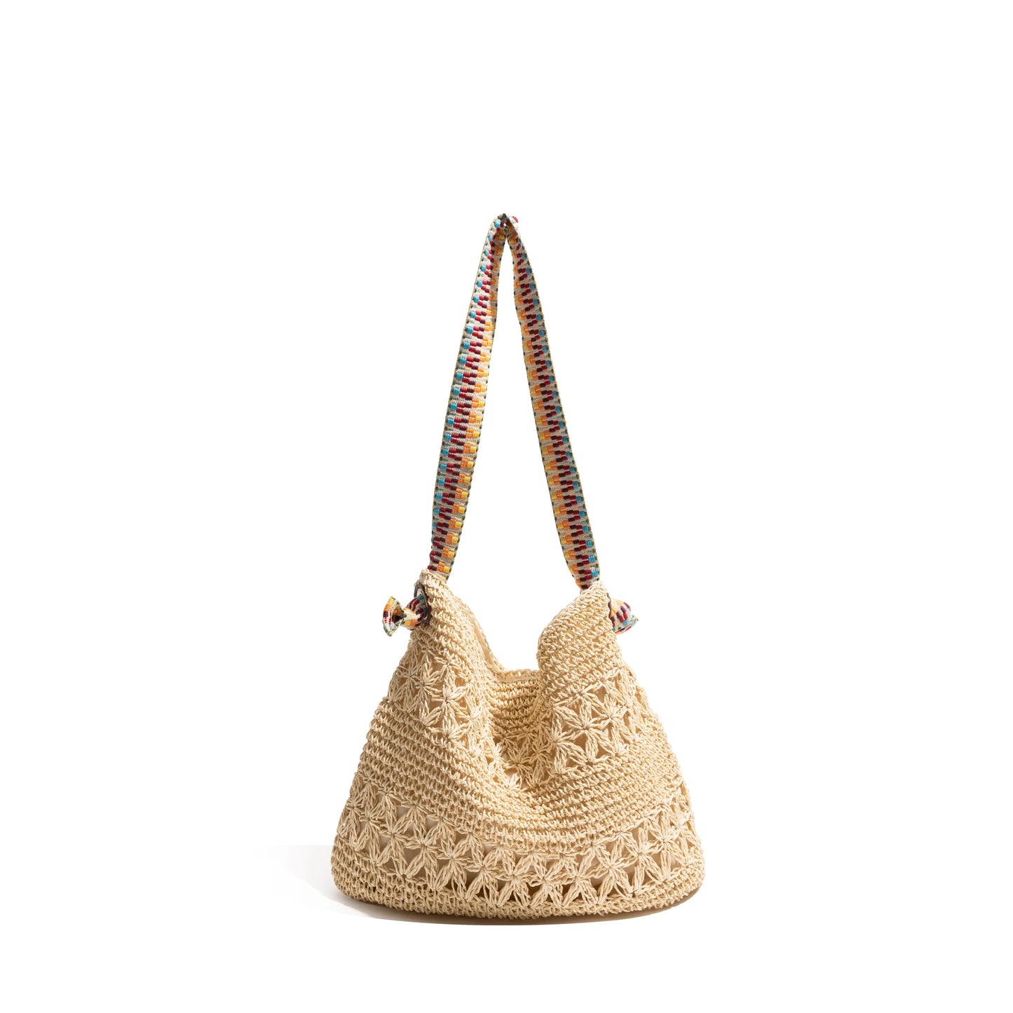 Boho straw style bag