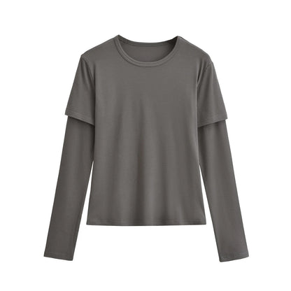 Long shirt like two layers