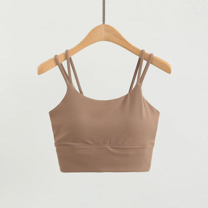 Shaping tank top with built-in bra