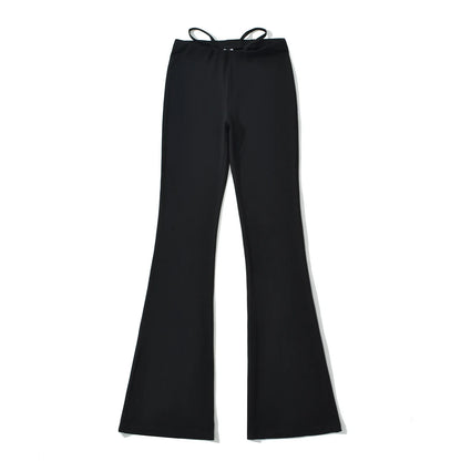 Expanding tights with elastic waist