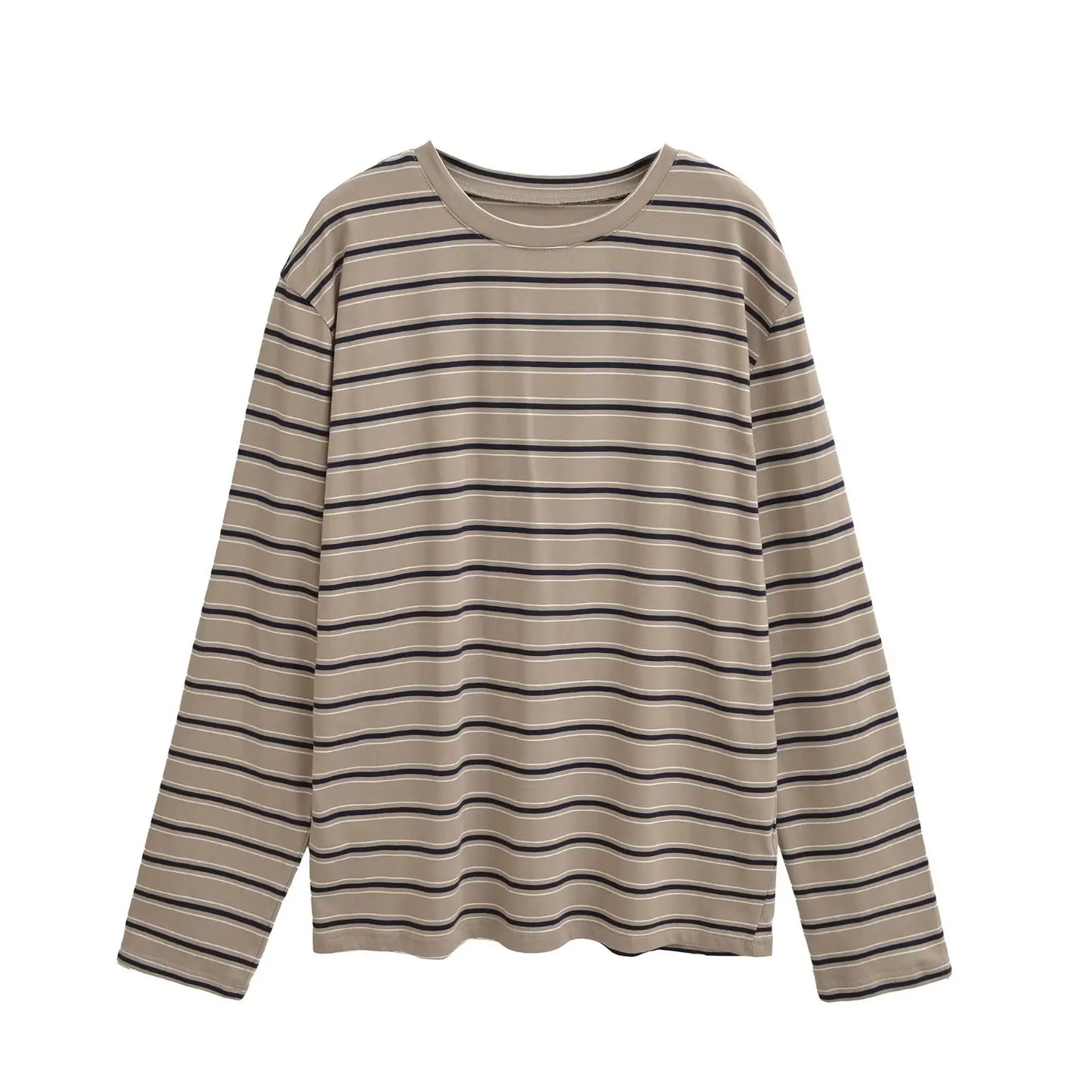 חולצת פסים ארוכה אוברסייז