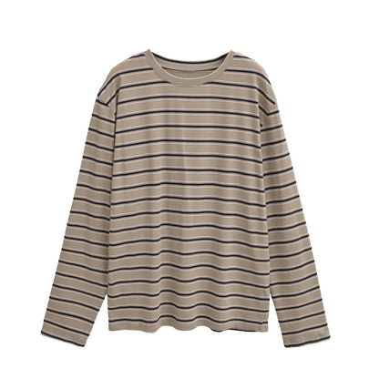 חולצת פסים ארוכה אוברסייז