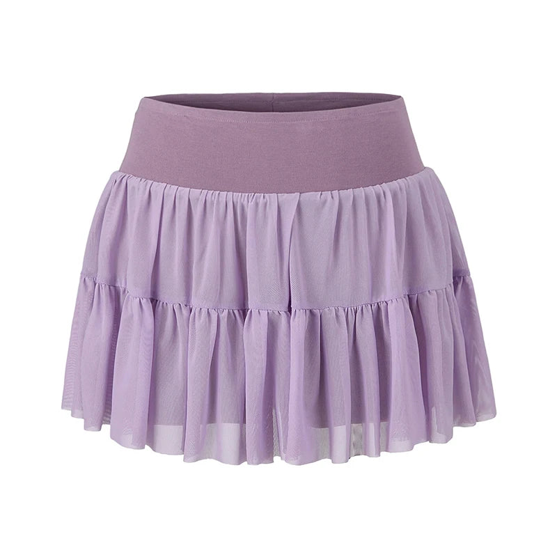 Skirt with mesh layers