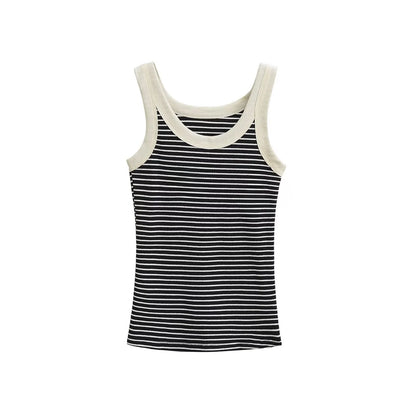 Basic striped tank top