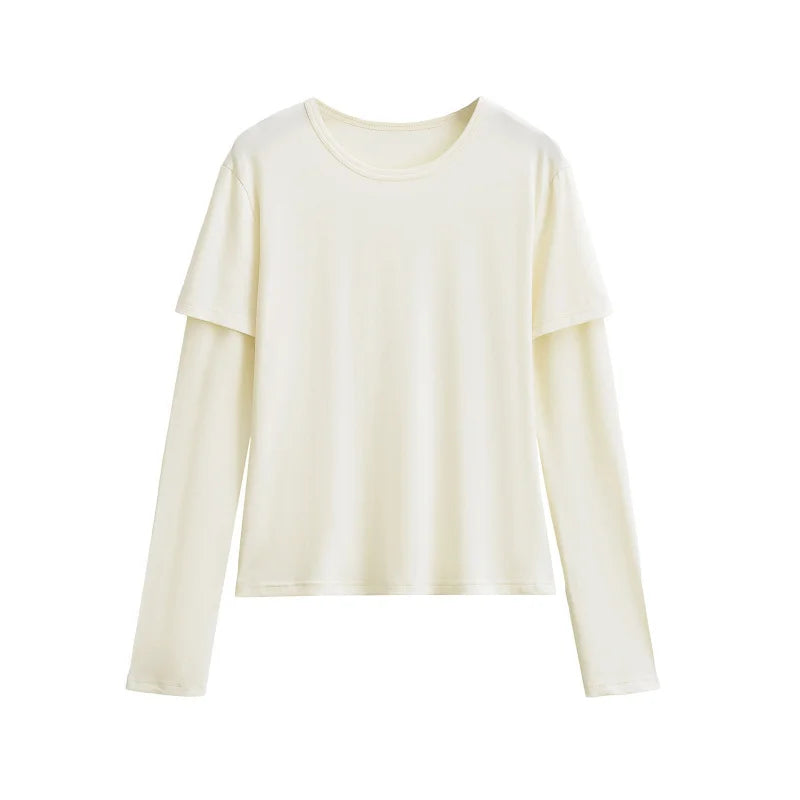 Long shirt like two layers