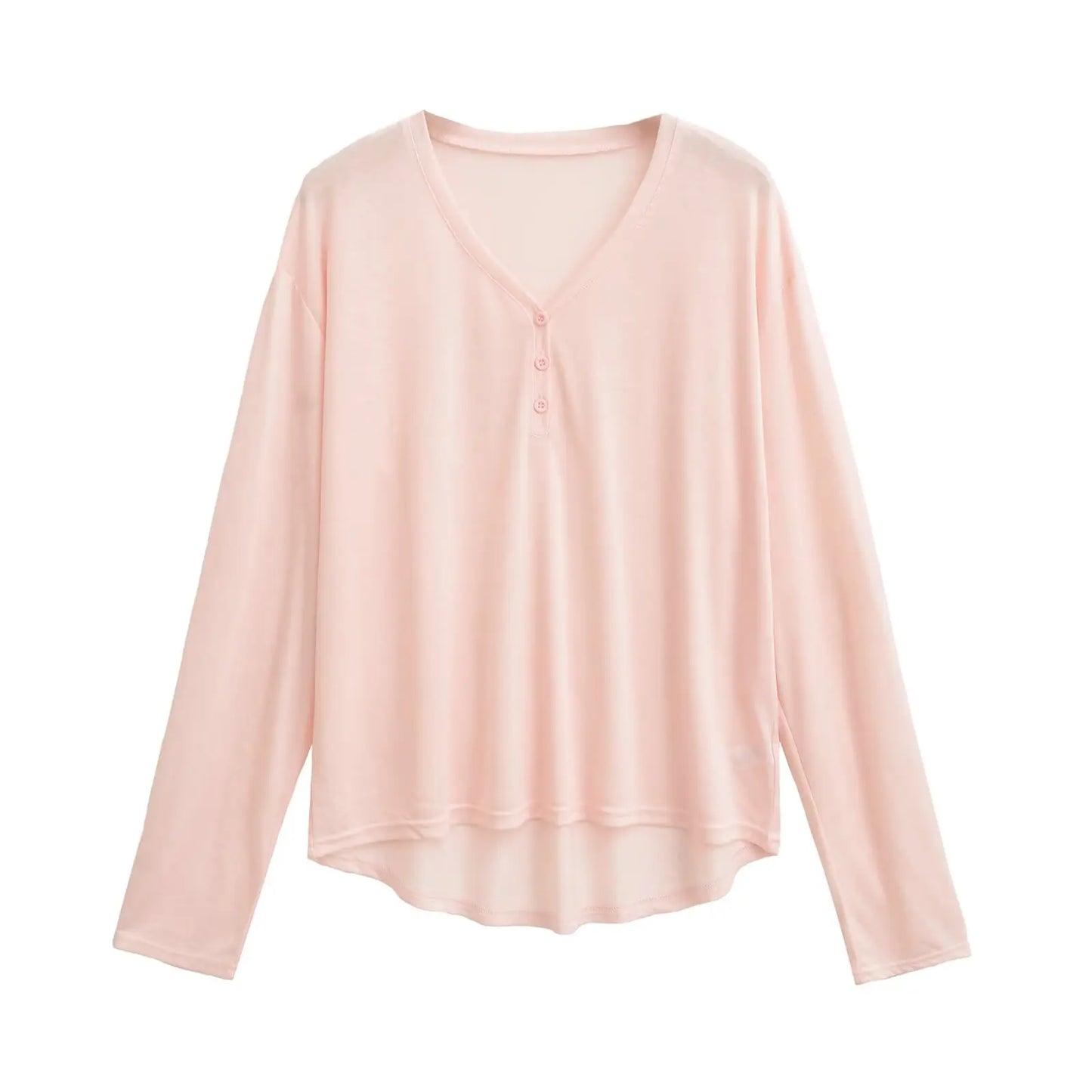 Long soft buttoned shirt