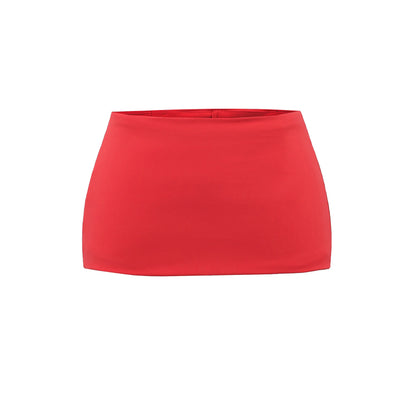 Micro elastic mini skirt
