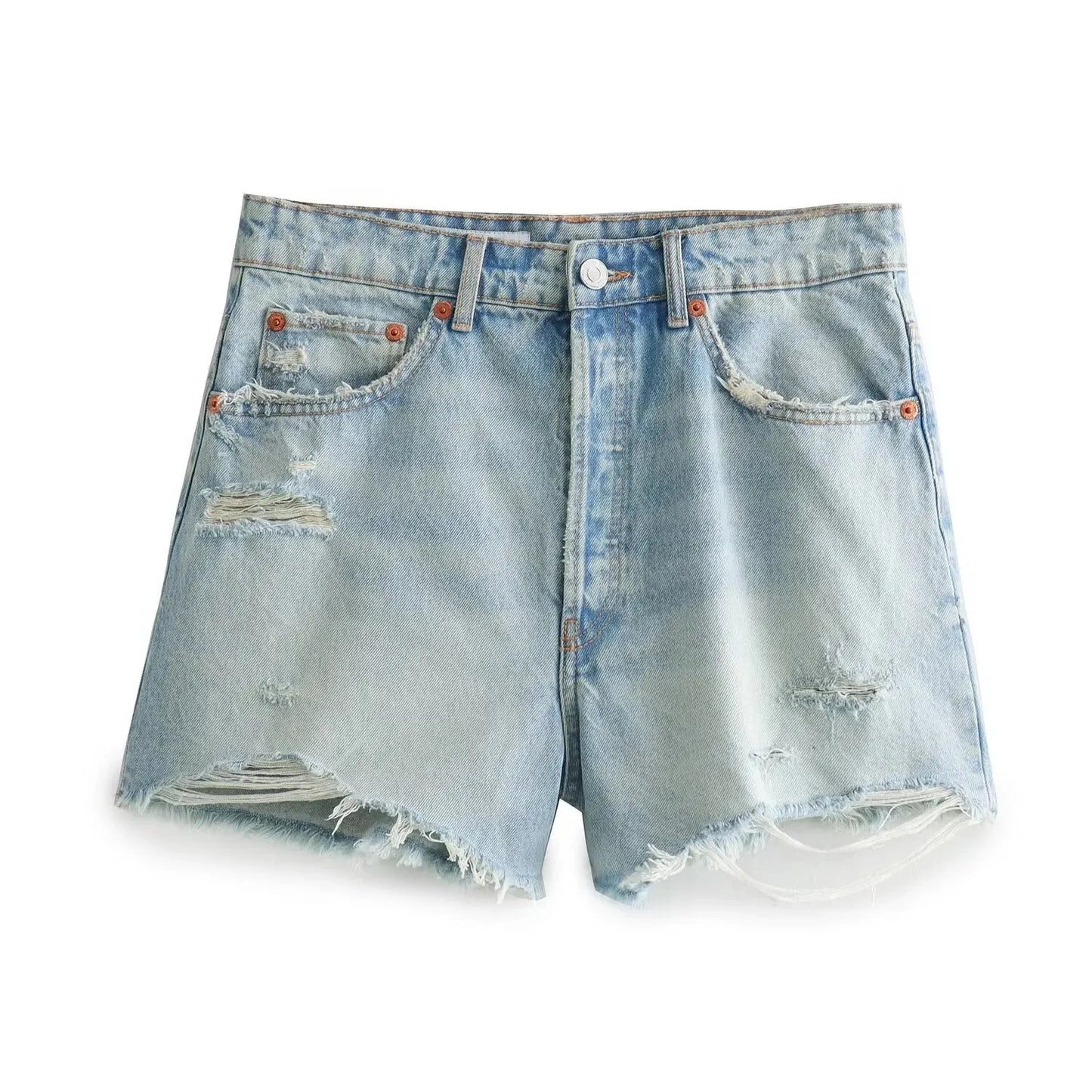 Ripped short jeans