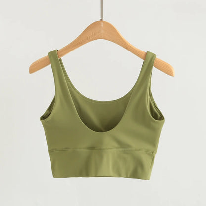 Supportive push-up sports bra