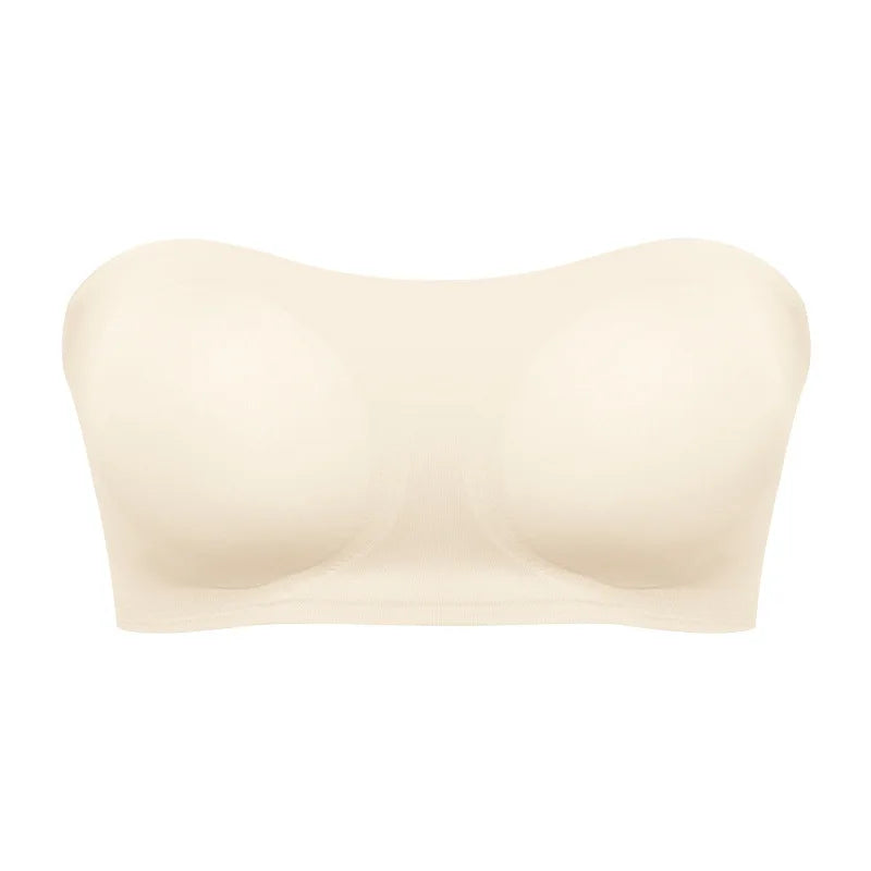 Seamless strapless bra
