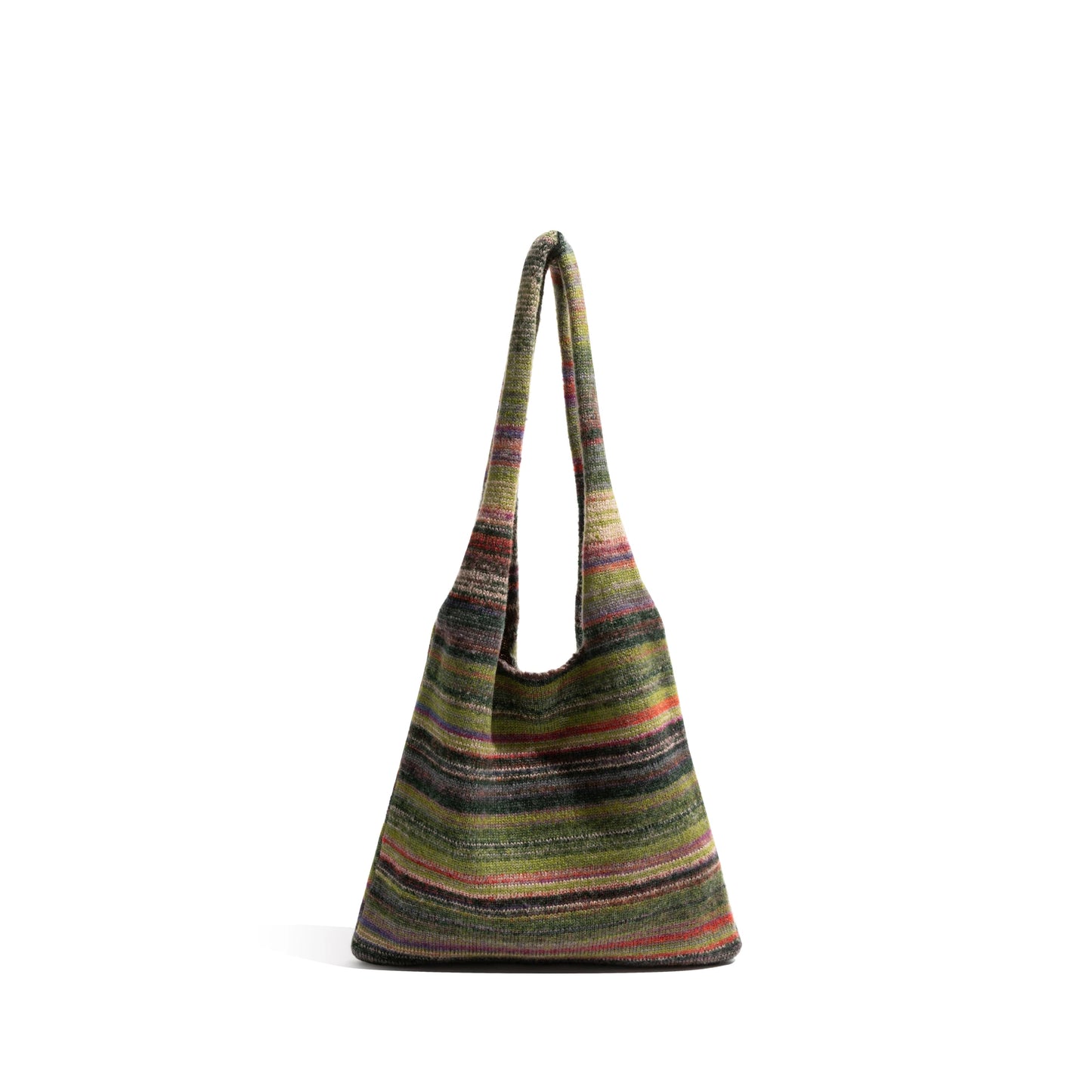 Colorful striped boho bag