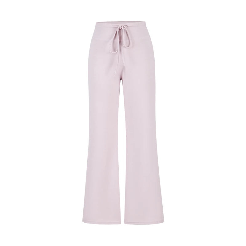 Soft high waisted straight pants
