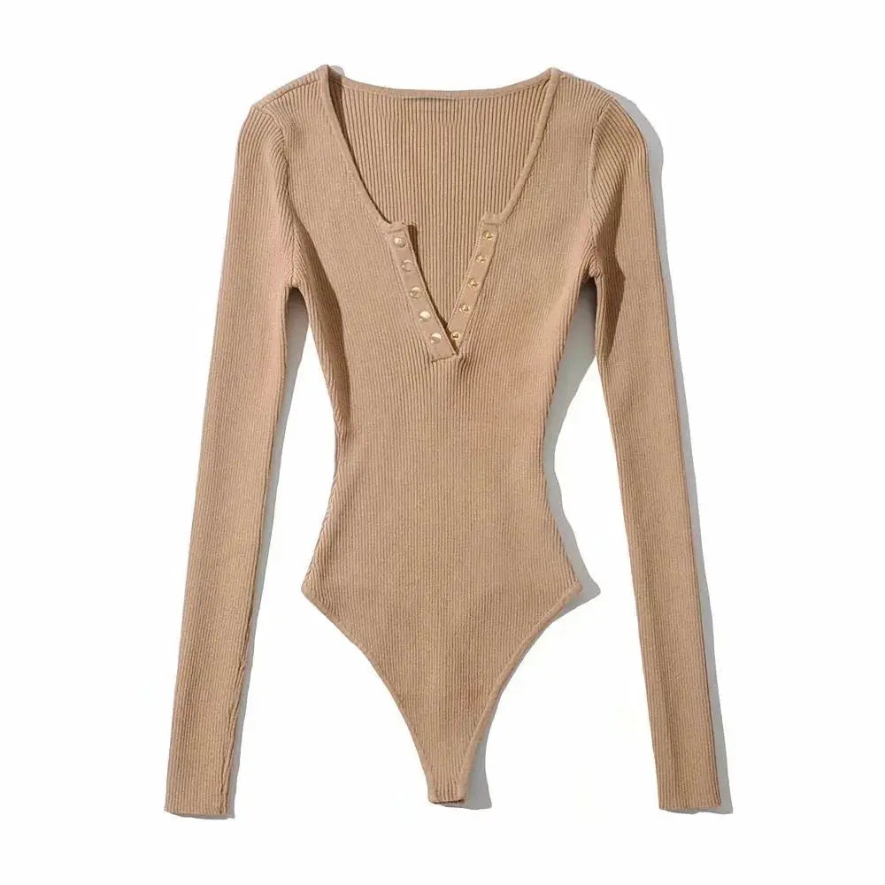 Bodysuit and buttons