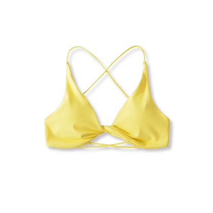 Twisted bikini top