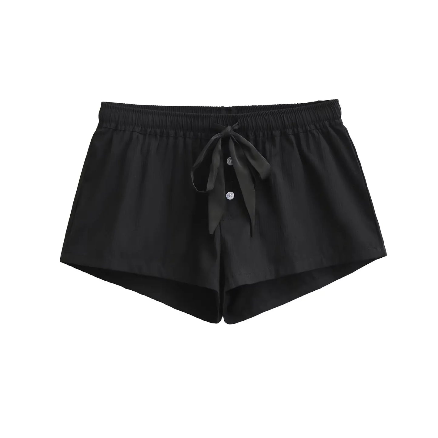 Basic shorts with satin tie