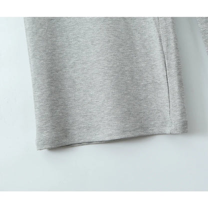 Lace trim pants