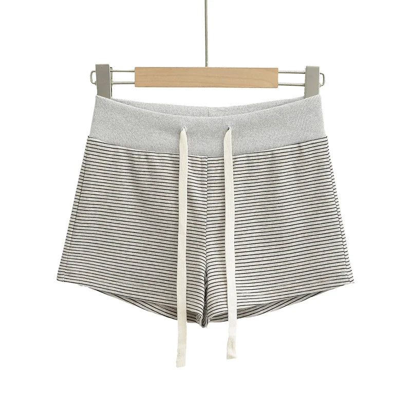 Soft striped shorts