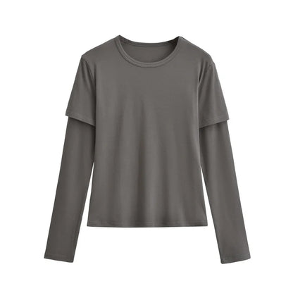 Long shirt like two layers