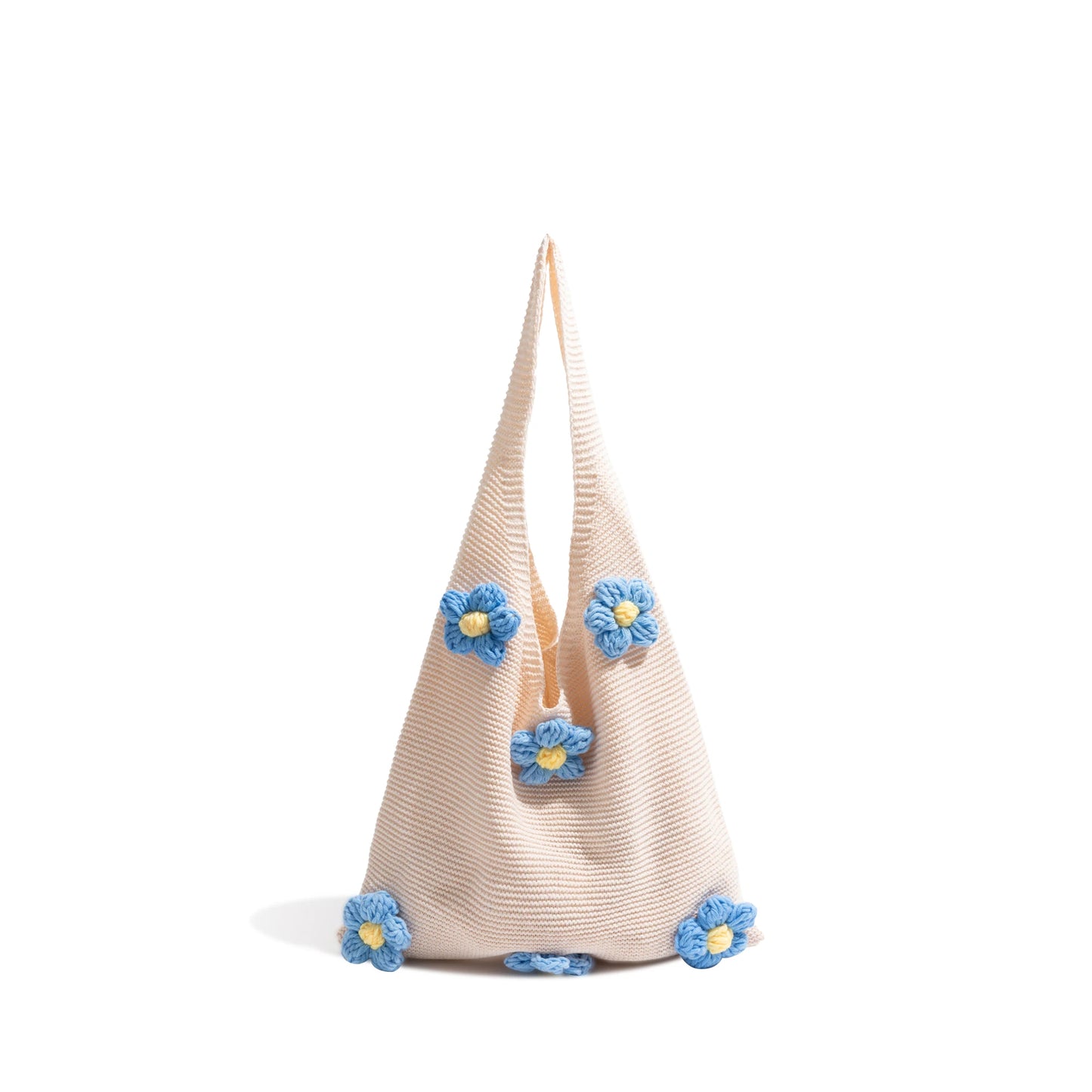A soft bag with prominent flowers