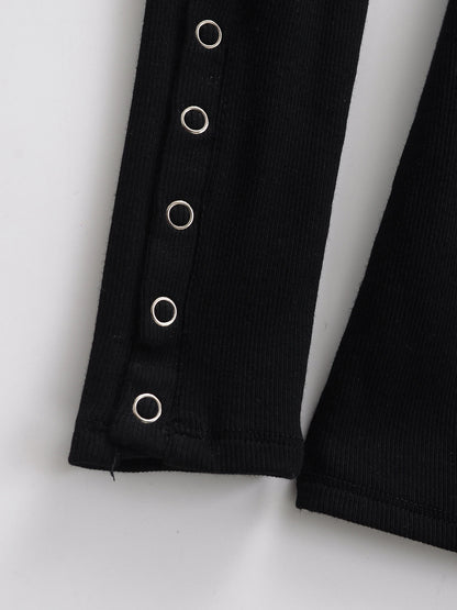 Tight overall with Tic Tac buttons