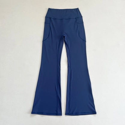 Flared shaper tights with pockets