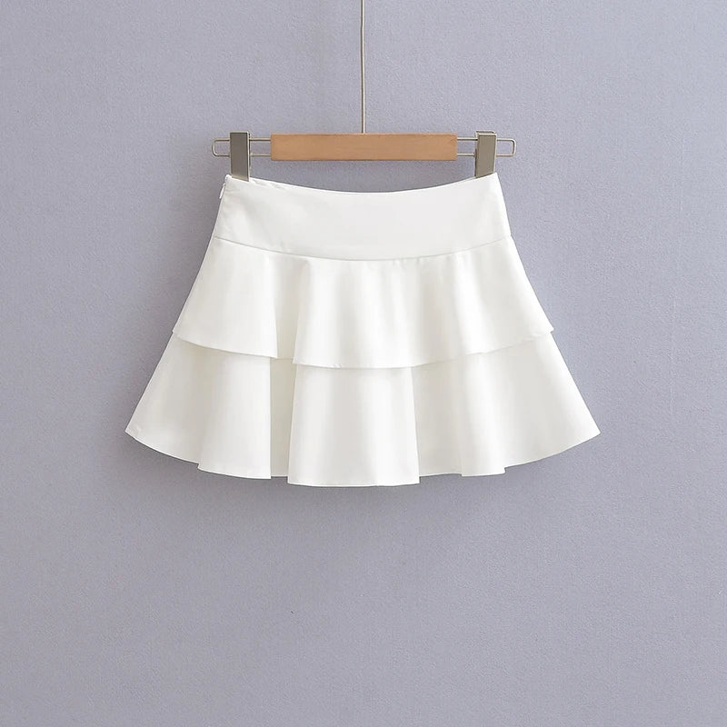 Short layered skirt