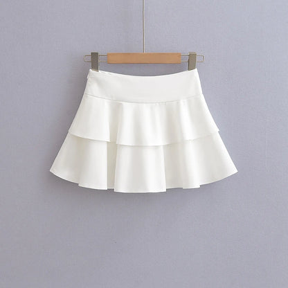 Short layered skirt
