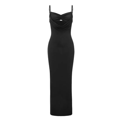 Sexy dress with an opening under the neckline