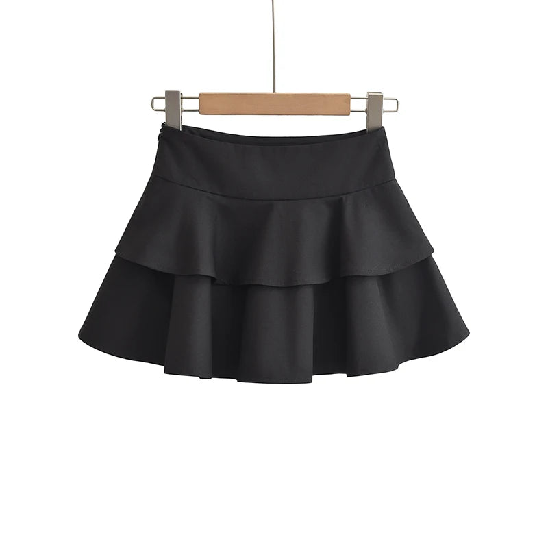 Short layered skirt