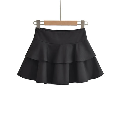 Short layered skirt