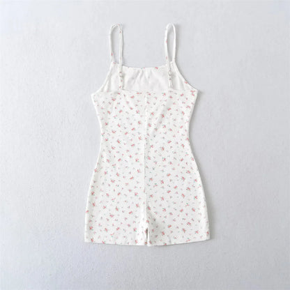 Aesthetic floral overall