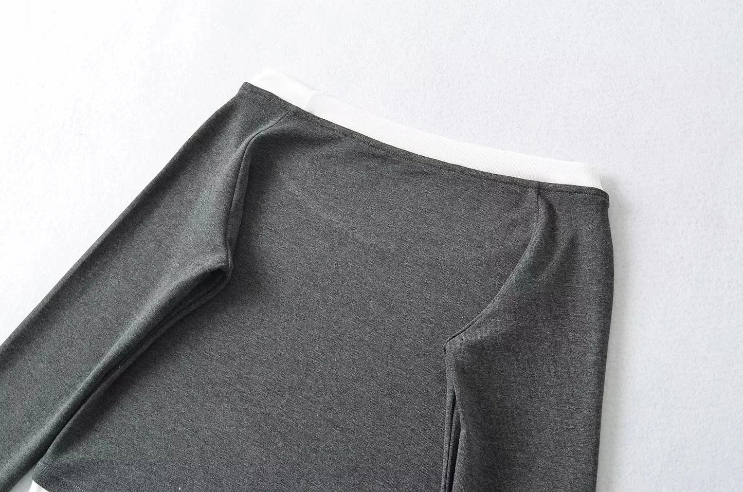 Long shirt like two layers
