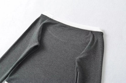 Long shirt like two layers