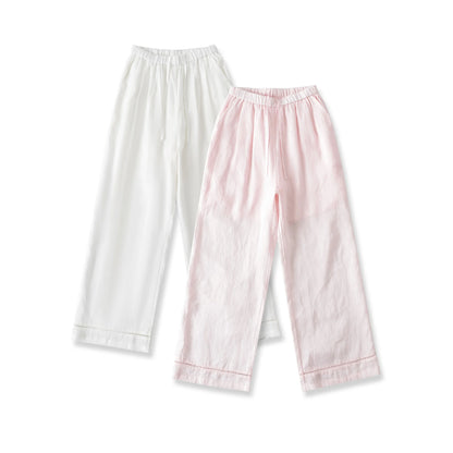 Light wide trousers
