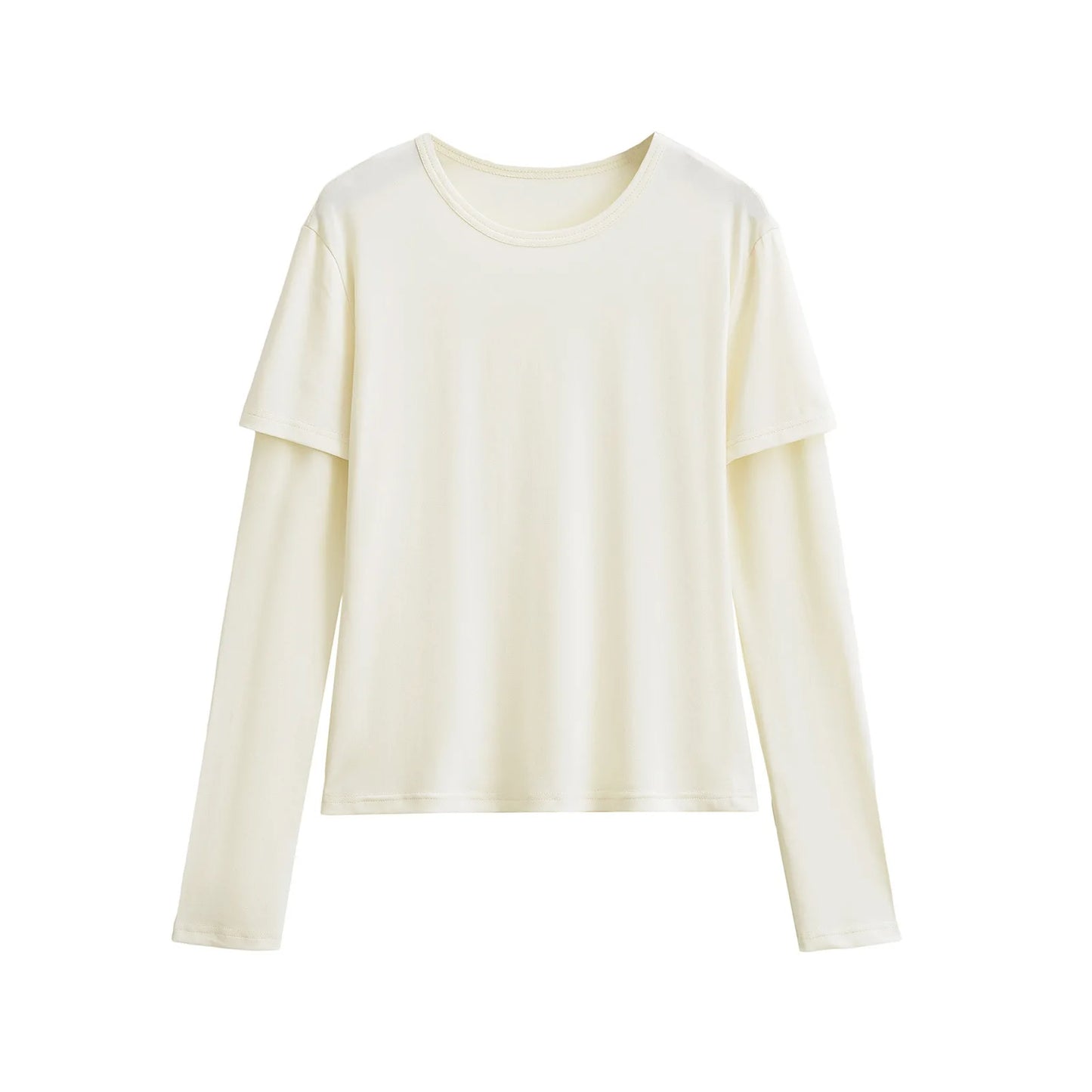 Long shirt like two layers