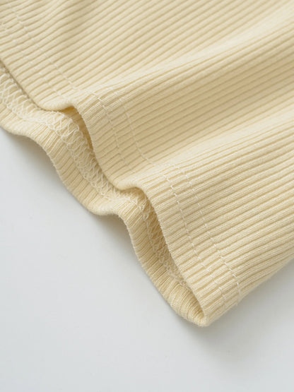 Buttoned collar tank top with a built-in bra
