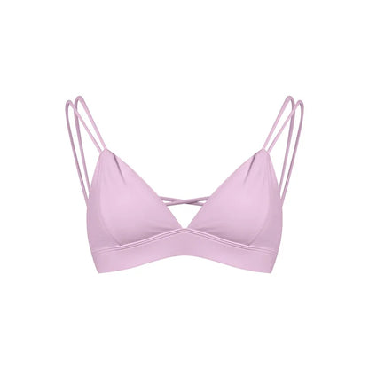 X-back triangle sports bra
