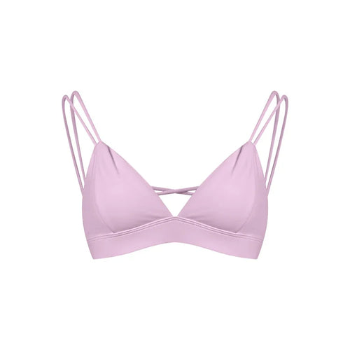 X-back triangle sports bra
