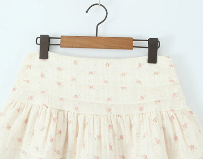 Aesthetic layered skirt