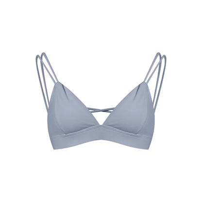 X-back triangle sports bra