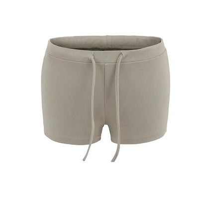 Elastic sided shorts