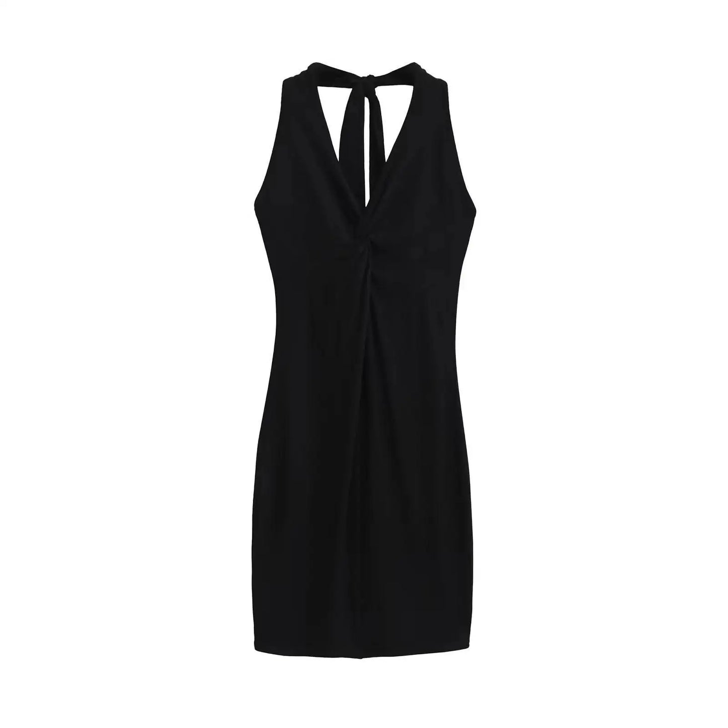 A dress with a twist in the chest